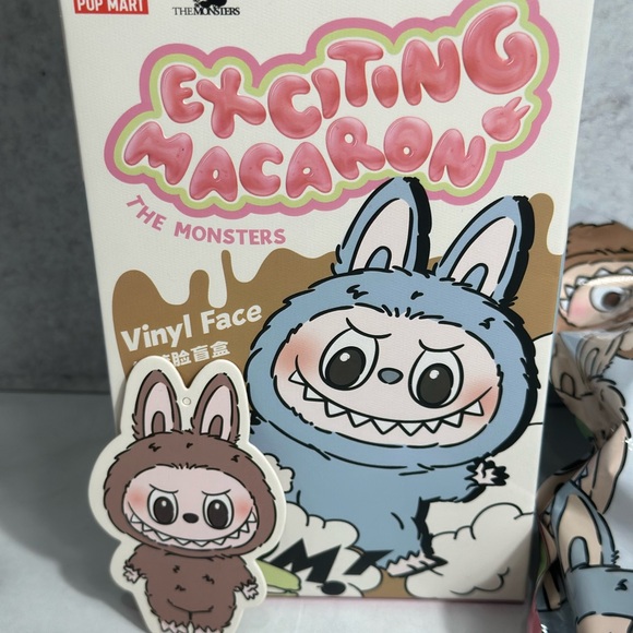 Pop Mart Labubu Exciting Macaron TOFFEE - Picture 2 of 12